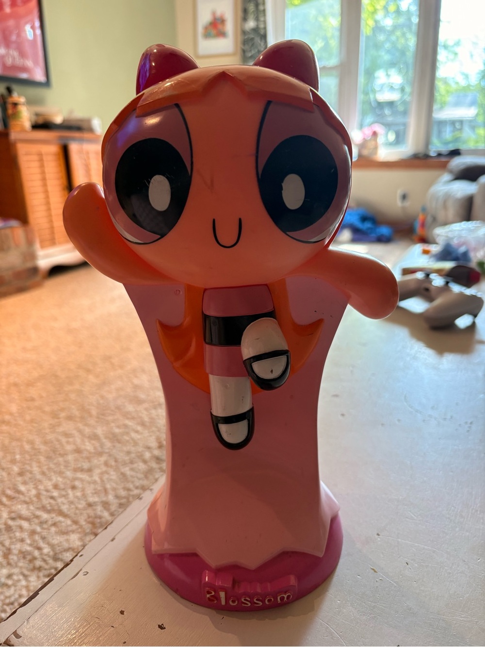 Vintage 1999 Powerpuff Girls Blossom Plastic Figure Standin 1 Ft Tall